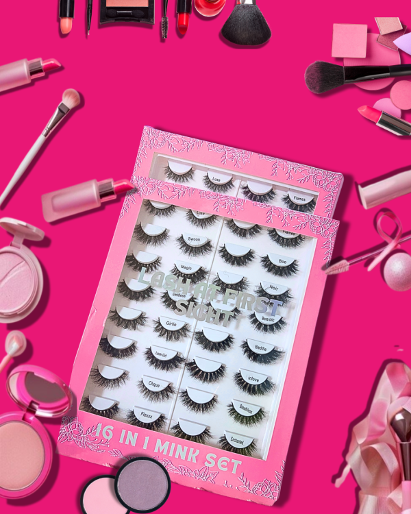 LASH AT FIRST SIGHT- 16 in 1 Mink Set
